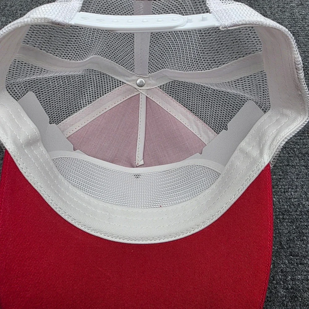 SUPREME Western Embroidered Mesh Back Trucker Hat Red SS26 New In Bag In Hand
